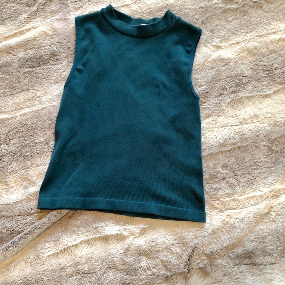Turquoise crop top